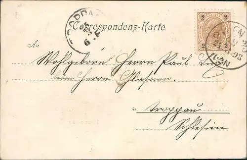 Ansichtskarte Wien Franzensring 1898