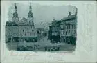 Jägerndorf Krnov (Krnów / Karniów) Franz Josefs-Platz. Mährisch Schlesien 1898