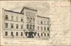 Postcard Mährisch Schönberg Šumperk Hotel deutsches Haus 1900