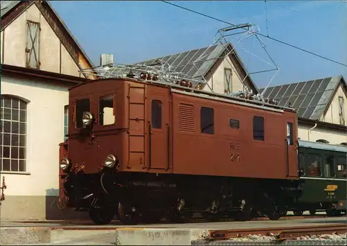 Verkehr & Eisenbahn (Railway) BBC Lokomotive Ge 2/4 der Rhätischen Bahn 1980