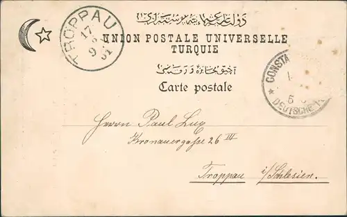Postcard Istanbul Konstantinopel | Constantinople Yuksek, Kaldirin. 1901