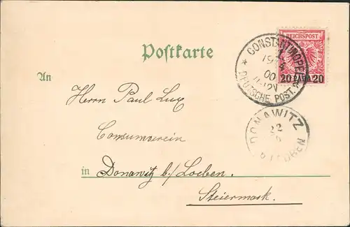 Jerusalem רושלים OrientKaiser MB 1898 Deutsche Post Constantinopel Istanbul