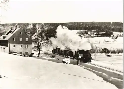 Hammerunterwiesenthal-Oberwiesenthal Schmalspurbahn Cranzahl- Winter 1982