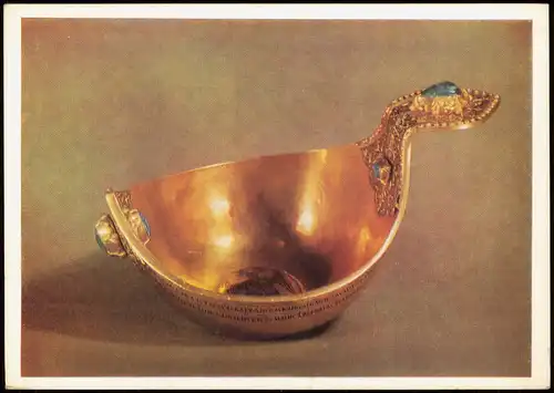 Kunst Motiv-AK Iwan Wassiljewitsch: Trinkschale   Zar Drinking-cup  czar 1968