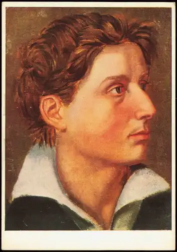 Künstlerkarte Kunstwerk: WECKHERLIN (1761-1815) Friedrich Schiller 1960