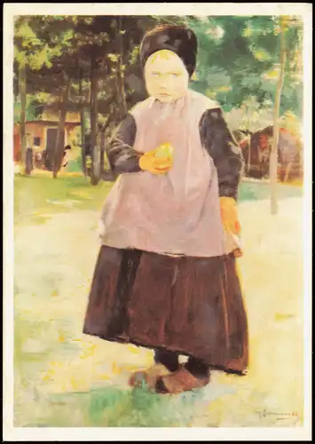 Ansichtskarte  Künstlerkarte Kunst Maler MAX LIEBERMANN (1847-1935) Eva 1976