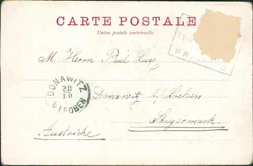 Postcard Istanbul Konstantinopel | Constantinople Cafe Ture Typen 1901