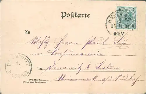 Ansichtskarte Wien Parlament Rathhaus. Franzens-Ring. 1902