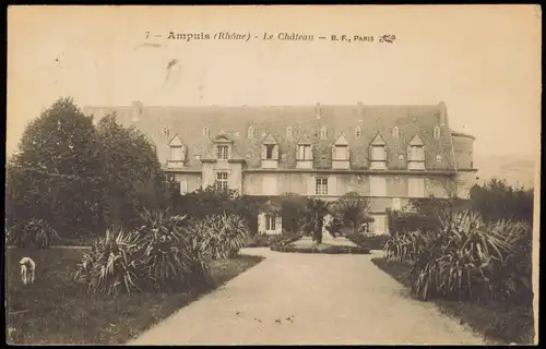 CPA Ampuis Rhône Le Chateau 1917