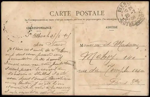CPA Saint-Brieuc Sant-Brieg Viaduc du Parfond de Gouët 1906