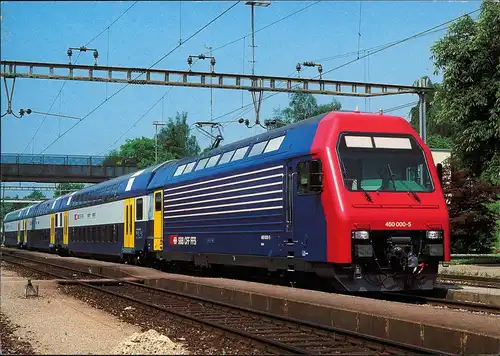 Schweizerische Bundesbahn (SBB) Doppelstock-Pendelzug für S-Bahn Zürich 1989