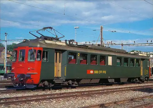 Schweizerische Bundesbahn (SBB) Elektrischer Triebwagen RBe 4/4  SIG/SWS 1990