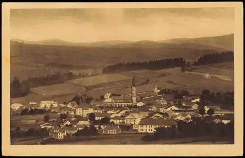 Ansichtskarte Freyung Panorama Umland-Ansicht 1923
