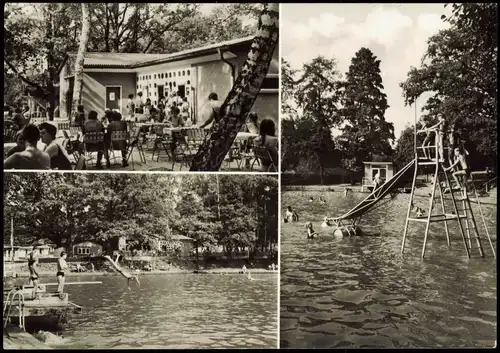 Ansichtskarte Oberau-Niederau Waldbad 1976