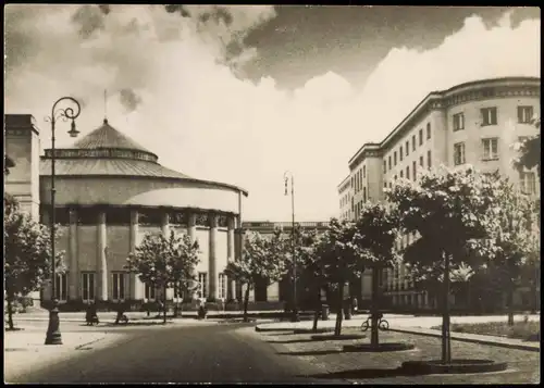 Postcard Warschau Warszawa Stadtteilansicht Gmach Sejmu 1975