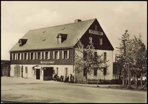 Zinnwald-Georgenfeld-Altenberg (Erzgebirge) Grenzsteinbof zur DDR-Zeit 1967/1964