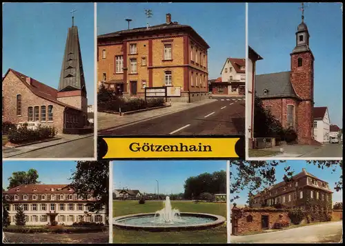 Götzenhain-Dreieich   Schloß Philippseich, Anlage a. Bahnhof, Gut Neuhof 1976