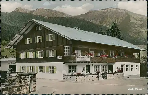 Steibis-Oberstaufen Gasthof, Metzgerei und Pension Goldenes Kreuz 1960