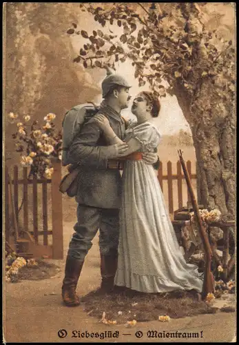 Ansichtskarte  Soldat 1. Weltkrieg (Soldier World War I) 1915