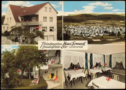 Rheinland-Pfalz  Privatpension Haus Sonneck Sommerfrische Lahr Westerwald 1960