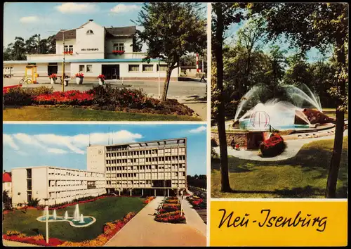 Neu-Isenburg Mehrbildkarte Ortsansichten Stadtteilansichten 1970