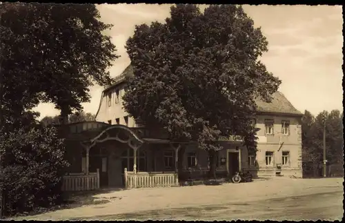 Klingenberg (Sachsen) DDR AK Gasthof Grillenburg  im Tharandter Wald 1962
