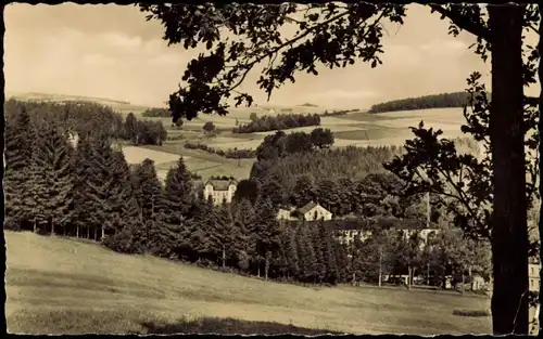 Wilischthal-Zschopau DDR AK Panorama-Ansicht  Grießbacher Höhe 1961/1958