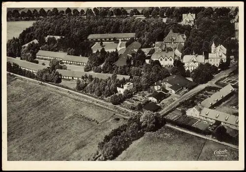 Rotenburg (Wümme) Luftaufnahme Krankenhaus  Diakonissen-Mutterhauses 1955