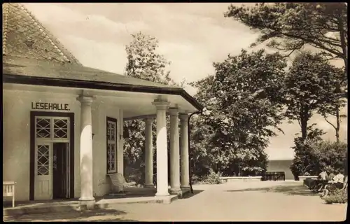 Ansichtskarte Brunshaupten-Kühlungsborn Lesehalle 1960