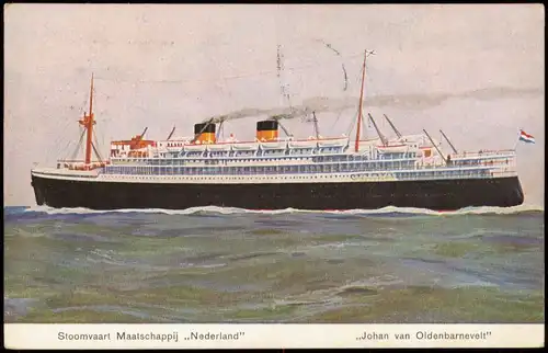 Stoomvaart Maatschappij ,,Nederland" Schiffe Dampfer Steamer 1930