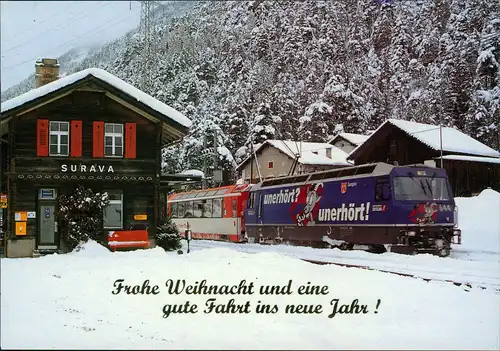 Eisenbahn (Railway) Elektro-Schmalspurlok Savognin Rhätische Bahn (RhB) 2000