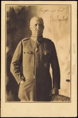 Militär-Persönlichkeiten Generalquartiermeister Ludendorff 1916