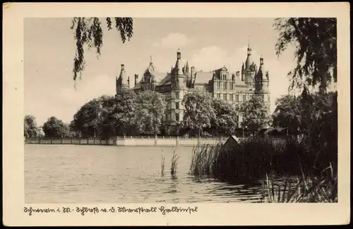 Ansichtskarte Schwerin Schweriner Schloss 1937