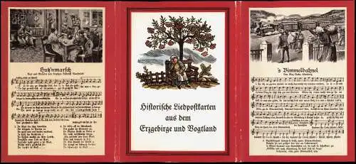 15 Historische Liedpostkarten aus dem Erzgebirge und Vogtland
DDR 1989