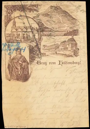 Ansichtskarte Geismar Mehrbild AK Kirche Geistlicher 1897