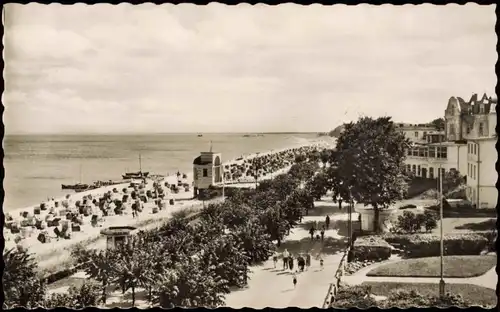 Bansin-Heringsdorf Usedom Blick zum Ostsee Strand zur DDR-Zeit 1957