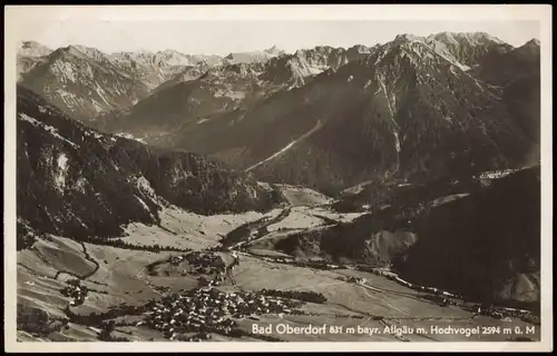 Bad Oberdorf  Bad Hindelang  bayr. Allgäu m. Hochvogel 1935