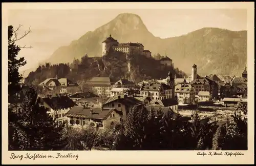 Ansichtskarte Kufstein Festung Burg Kufstein m. Pendling 1935