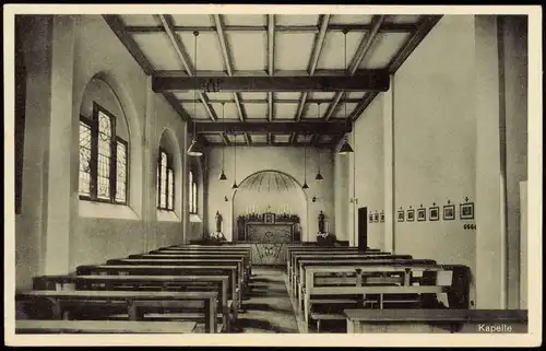 Borbeck-Essen (Ruhr) Exerzitienhaus „St. Augustinus" Innen 1962