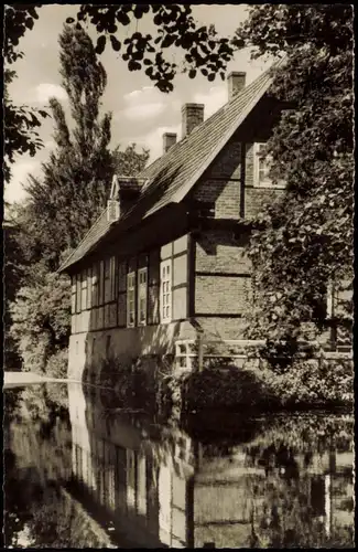 Ansichtskarte Dinklage Gebäude-Ansicht Gräfl. v. Galen'sche Rentei 1960