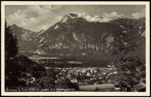 Ansichtskarte Brixlegg Panorama Blick gegen das Rofangebirge 1942