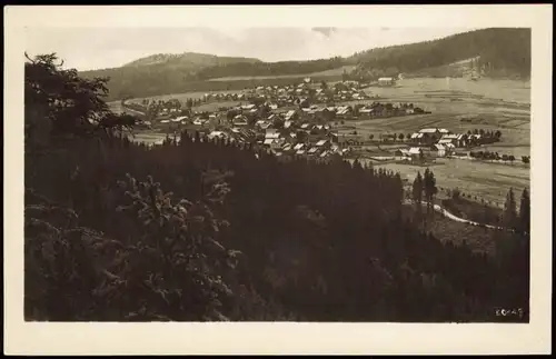 Gehlberg Umland-Ansicht Blick vom Hans-Kehr-Stein zur DDR-Zeit 1954