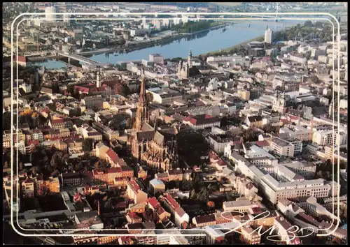 Ansichtskarte Linz Luftbild Luftaufnahme 2000