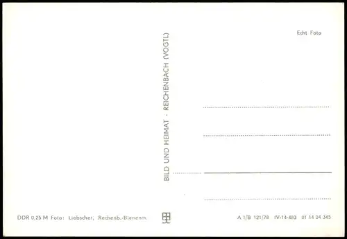 Nassau (Erzgebirge) DDR-Mehrbildkarte Ferienheim Altes Forsthaus 1978