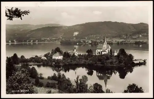 Ansichtskarte Maria Wörth Otok Panorama-Ansicht 1939