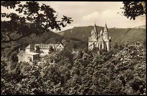 Ansichtskarte Obernhof (Lahn) Kloster Arnstein (Gesamtansicht) 1955