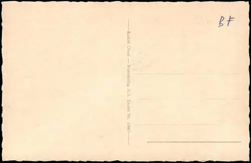 Postcard .Dänemark - Kloster Kirche Sorø Orgelet 1950