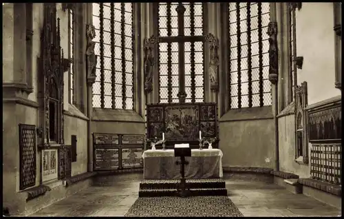 Ansichtskarte Soest Altar in der Paulikirche Pauli-Kirche 1960