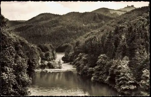 Bad Lauterberg im Harz Umlandansicht Blick Wiesenbeker Teich  Ravensberg 1961