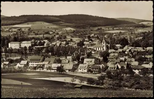 Ansichtskarte Reichelsheim (Odenwald) Panorama Gesamtansicht 1960